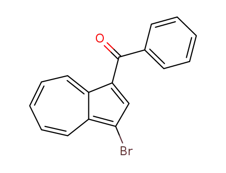 Molecular Structure of 78049-20-4 (Methanone, (3-bromo-1-azulenyl)phenyl-)