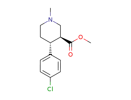 Methyl 4-(4-chlorophenyl)-1-methylpiperidine-3-carboxylate