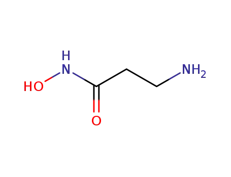 Molecular Structure of 36212-73-4 (N-hydroxy-beta-alaninamide)
