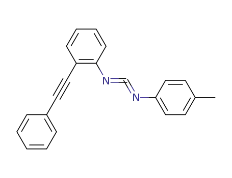 Benzenamine, N-[(4-methylphenyl)carbonimidoyl]-2-(phenylethynyl)-