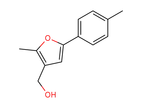 Molecular Structure of 4302-56-1 (3-Furanmethanol, 2-methyl-5-(4-methylphenyl)-)