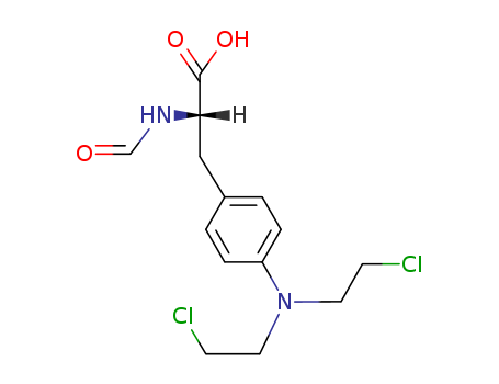 l-3-(p-(BIS(2-CHLOROETHYL)AMINO)PHENYL)-N-FORMYLALANINE