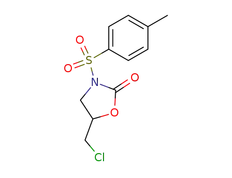 2-Oxazolidinone, 5-(chloromethyl)-3-[(4-methylphenyl)sulfonyl]-