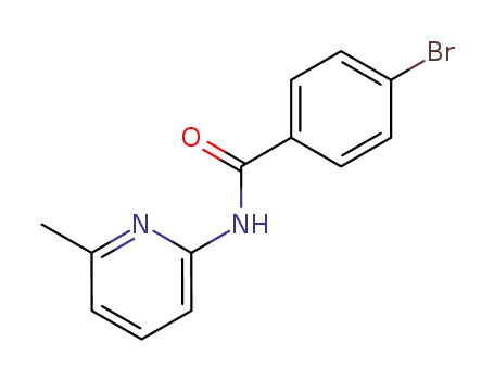 Molecular Structure of 174878-38-7 (4-bromo-N-(6-methylpyridin-2-yl)benzamide)