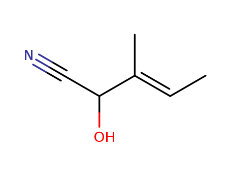 3-Pentenenitrile, 2-hydroxy-3-methyl-, (E)-