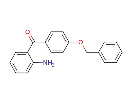 Molecular Structure of 133776-45-1 (Methanone, (2-aminophenyl)[4-(phenylmethoxy)phenyl]-)