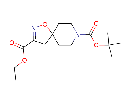 1-Oxa-2,8-diazaspiro[4.5]dec-2-ene-3,8-dicarboxylic acid, 8-(1,1-dimethylethyl) 3-ethyl ester