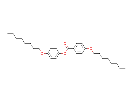 Molecular Structure of 50649-57-5 (Benzoic acid,4-(octyloxy)-,4-(octyloxy)phenyl ester )