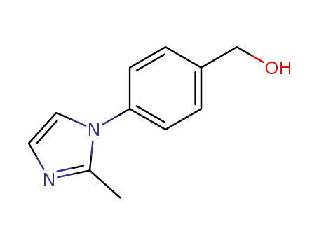 Molecular Structure of 167758-58-9 ([4-(2-METHYLIMIDAZOL-1-YL)PHENYL]METHANOL)