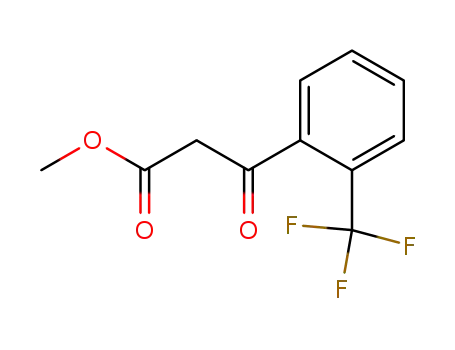 Molecular Structure of 212755-77-6 (METHYL 2-TRIFLUOROMETHYLBENZOYLACETATE)