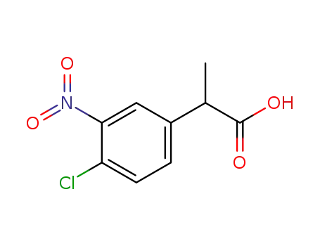 (RS)-2-(4-chloro-3-nitrophenyl)-propionic acid