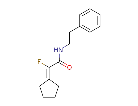 Acetamide, 2-cyclopentylidene-2-fluoro-N-(2-phenylethyl)-
