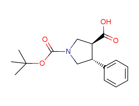 1-[(TERT-BUTYL)OXYCARBONYL]-4-PHENYLPYRROLINE-3-CARBOXYLIC ACID