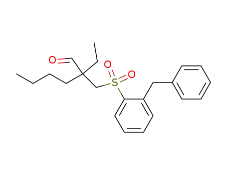 Hexanal, 2-ethyl-2-[[[2-(phenylmethyl)phenyl]sulfonyl]methyl]-