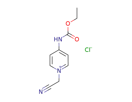 Molecular Structure of 1236145-27-9 (1-(cyanomethyl)-4-(ethoxycarbonylamino)pyridinium chloride)