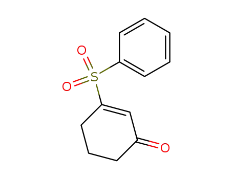 Molecular Structure of 88036-12-8 (2-Cyclohexen-1-one, 3-(phenylsulfonyl)-)