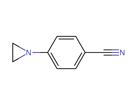 30855-80-2,4-(AZIRIDIN-1-YL)BENZONITRILE,Benzonitrile,p-1-aziridinyl- (8CI); N-(p-Cyanophenyl)aziridine; p-(1-Aziridinyl)benzonitrile