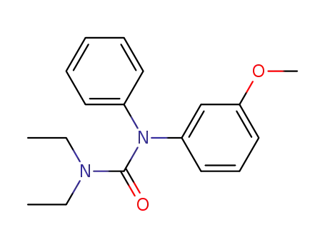 Molecular Structure of 883726-43-0 (N,N-diethyl-N'-(3-methoxyphenyl)-N'-phenylurea)