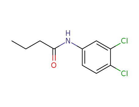 Molecular Structure of 2150-95-0 (N-(3,4-dichlorophenyl)butanamide)