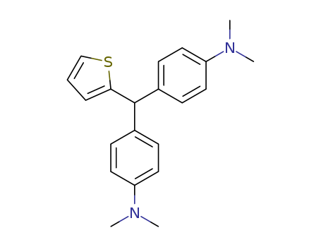 6339-91-9,4-[(4-dimethylaminophenyl)-thiophen-2-yl-methyl]-N,N-dimethyl-aniline,Aniline,4,4'-(2-thenylidene)bis[N,N-dimethyl- (6CI,8CI); NSC 43934