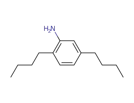 Molecular Structure of 78210-23-8 (Benzenamine, 2,5-dibutyl-)