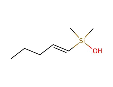 Molecular Structure of 915380-13-1 ((E)-dimethyl-(1-pentenyl)silanol)
