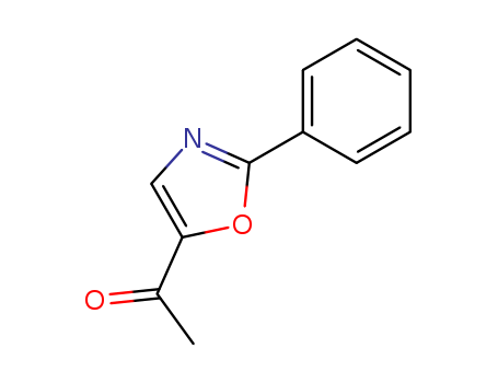 Molecular Structure of 191925-66-3 (Ethanone, 1-(2-phenyl-5-oxazolyl)-)