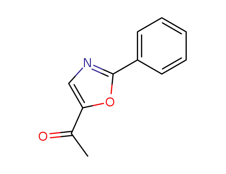 Molecular Structure of 191925-66-3 (Ethanone, 1-(2-phenyl-5-oxazolyl)-)