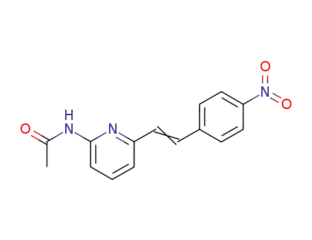 2-acetylamino-6-(4-nitrostyryl)pyridine
