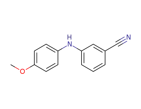 Molecular Structure of 458550-48-6 (N-(3-Cyanophenyl)-N-(4-methoxyphenyl)amine)