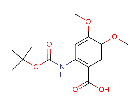 2-[[(1,1-Dimethylethoxy)carbonyl]amino]-4,5-dimethoxybenzoic acid
