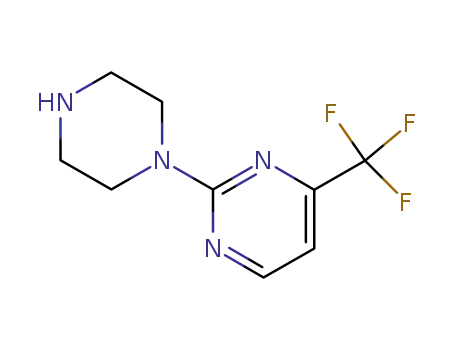 Molecular Structure of 179756-91-3 (1-(4-Trifluoromethylpyrimidin-2-yl)piperazine)