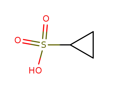Molecular Structure of 21297-68-7 (Cyclopropanesulfonic acid)