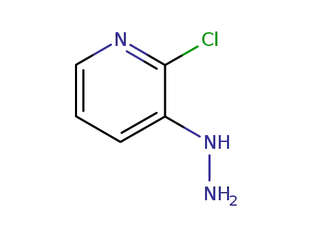 Molecular Structure of 117087-45-3 (Pyridine, 2-chloro-3-hydrazino- (9CI))