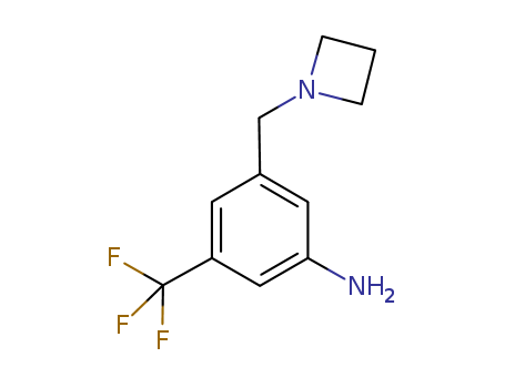 [3-(azetidin-1-ylmethyl)-5-trifluoromethyl]benzenamine