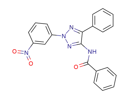 Molecular Structure of 66572-43-8 (Benzamide, N-[2-(3-nitrophenyl)-5-phenyl-2H-1,2,3-triazol-4-yl]-)