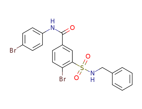 4-BroMo-N-(4-broMophenyl)-3-[[(phenylMethyl)aMino]sulfonyl]benzaMide