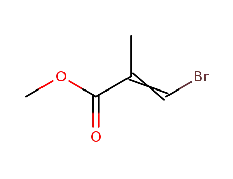 Molecular Structure of 61442-09-9 (methyl 3-bromo-2-methylprop-2-enoate)