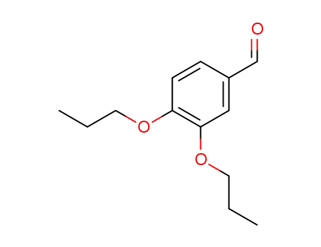 Molecular Structure of 34841-08-2 (Benzaldehyde, 3,4-dipropoxy-)