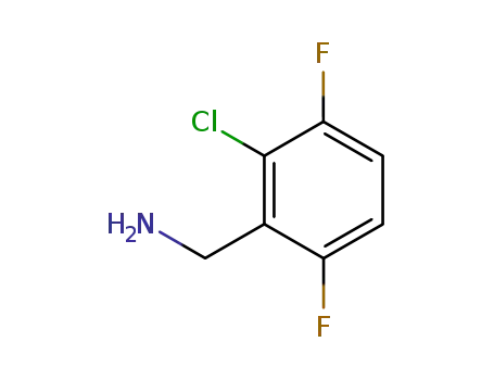 Molecular Structure of 261762-45-2 (2-CHLORO-3,6-DIFLUOROBENZYLAMINE)