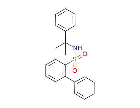 Molecular Structure of 936841-41-7 (2-phenyl-N-(2-phenylpropan-2-yl)benzenesulfonamide)