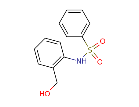 Molecular Structure of 197847-57-7 (Benzenesulfonamide, N-[2-(hydroxymethyl)phenyl]-)