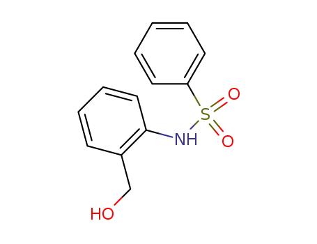 Molecular Structure of 197847-57-7 (Benzenesulfonamide, N-[2-(hydroxymethyl)phenyl]-)