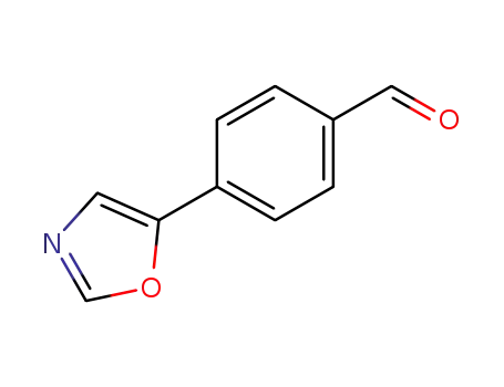 Molecular Structure of 179057-31-9 (4-(OXAZOL-5-YL)BENZALDEHYDE)