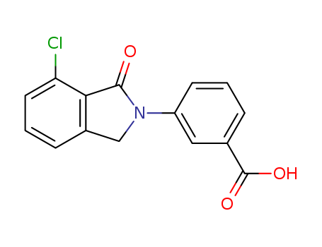 3-(7-CHLORO-1-OXOISOINDOLIN-2-YL)BENZOIC ACID