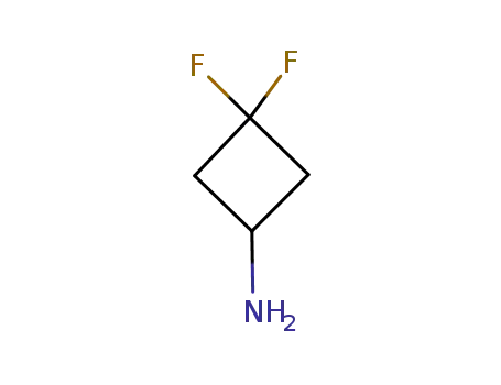 Molecular Structure of 791061-00-2 (Cyclobutanamine, 3,3-difluoro- (9CI))