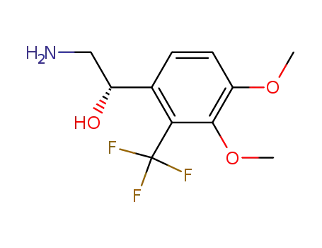 (1S)-2-amino-1-(3,4-dimethoxy-2-trifluoromethylphenyl)ethanol