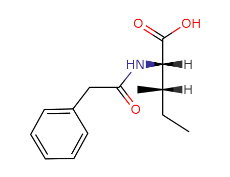 Molecular Structure of 2752-52-5 (N-(phenylacetyl)isoleucine)