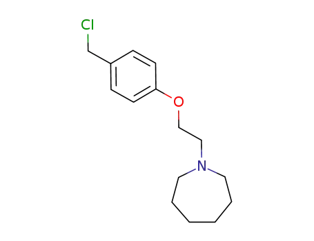 Molecular Structure of 212771-30-7 (1-[2-[4-(Chloromethyl)phenoxy]ethyl]hexahydro-1H-azepine)