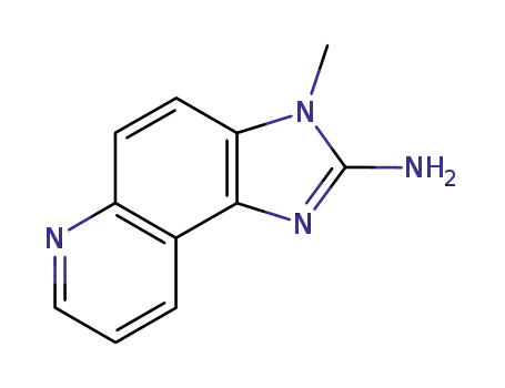 Molecular Structure of 76180-96-6 (2-AMINO-3-METHYL-3H-IMIDAZO[4,5-F]QUINOLINE)